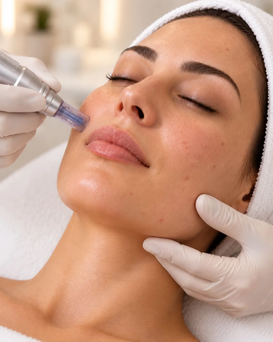 Imagem ilustrativa de cuidados faciais para acne e manchas